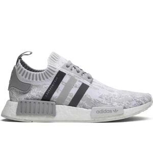 Adidas 6 Women's NMD_R1 Primeknit 'Grey Glitch Camo shoes EU37.5 UK4.5